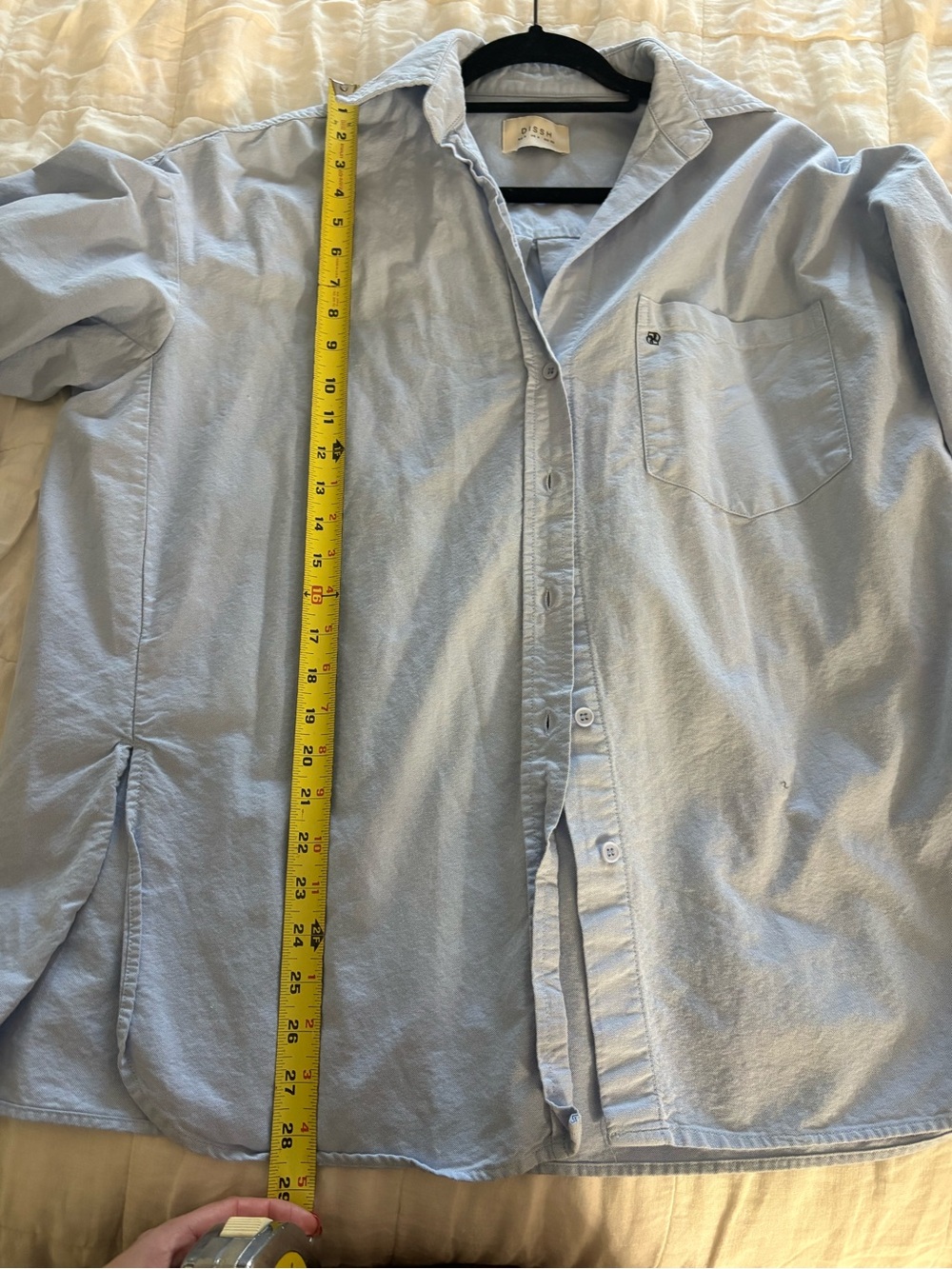 DISSH Light Blue Relaxed Button-Up Shirt - Picture 8 of 9
